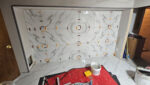 Large wall tile installation in Newmarket