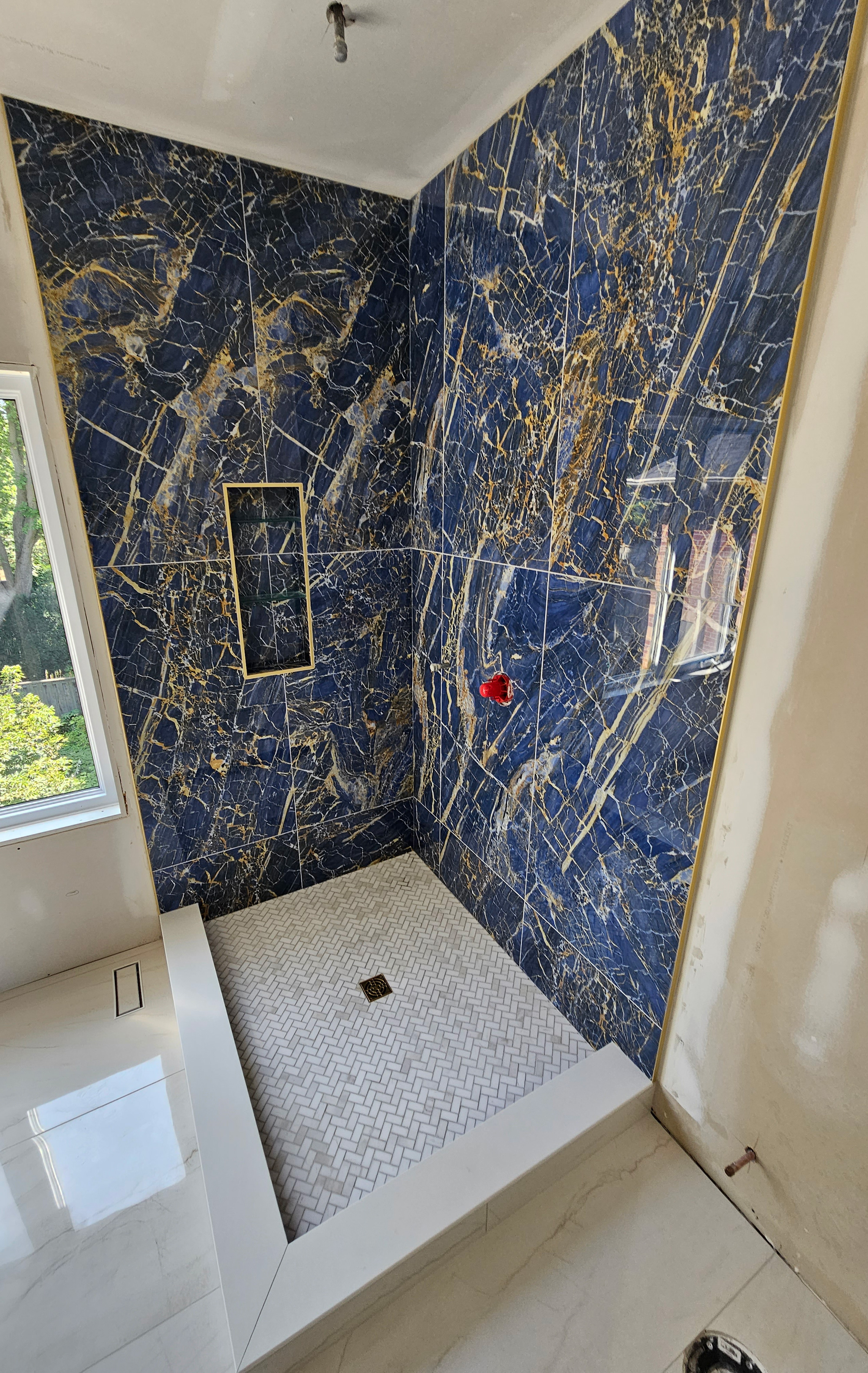 Bathroom tile installation in Aurora