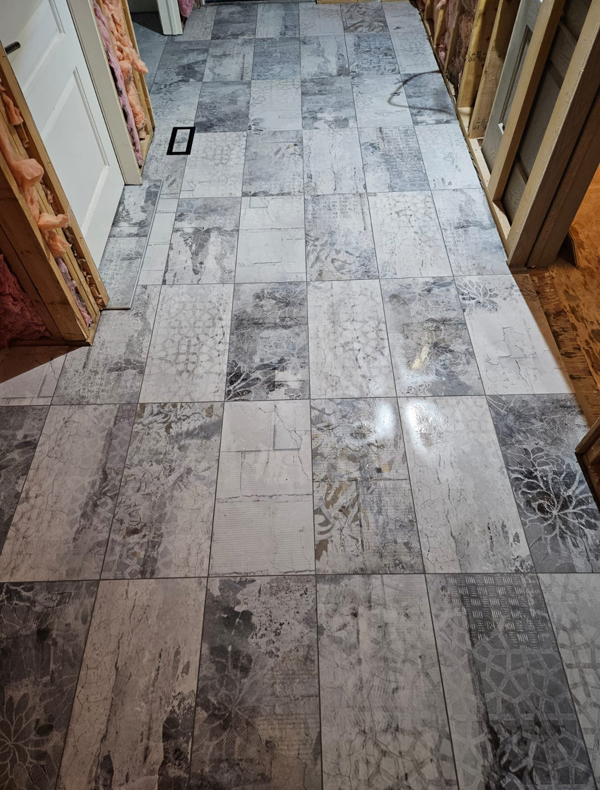 Floor tile installation in Bradford